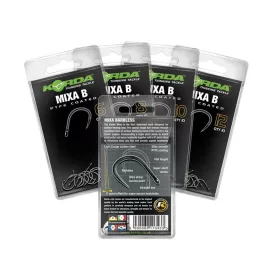   Korda Mixa B Hook 8 Füles, Szakáll Nélküli Bojlis Horog 10db