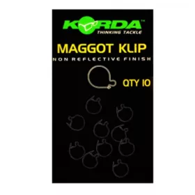 Korda Maggot Klip Medium - csontigyűrű, csontikapocs