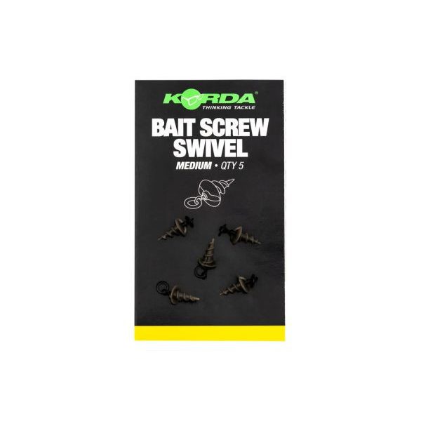 Korda Micro Ring Swivel Bait Screw Medium (5pcs)