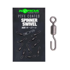 Korda PTFE Spinner Swivel XX 11 Forgókapocs 10db
