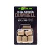 Korda Slow Sinking Dumbell Banoffee Csaliimitáció 16mm 5db