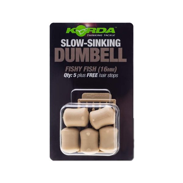 Korda Slow Sinking Dumbell Banoffee Csaliimitáció 16mm 5db
