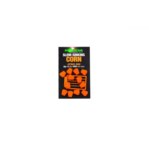 Korda Slow Sinking Corn Citrus Zing Orange - gumi kukorica