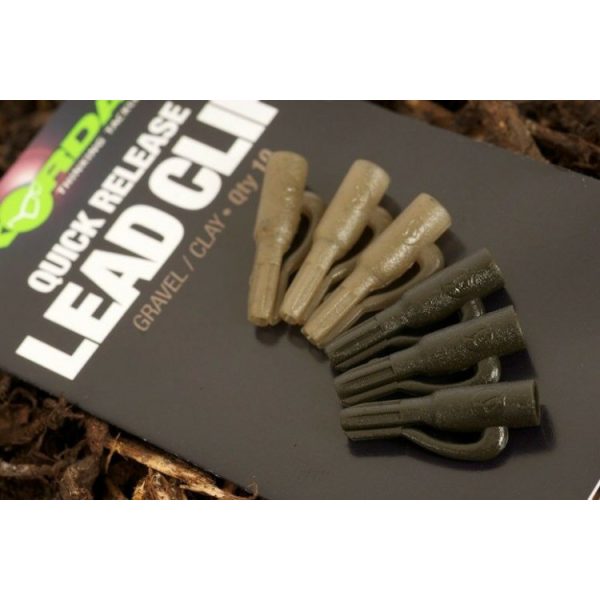 Korda Quick Release Clip Clay / Gravel - ólomklipsz