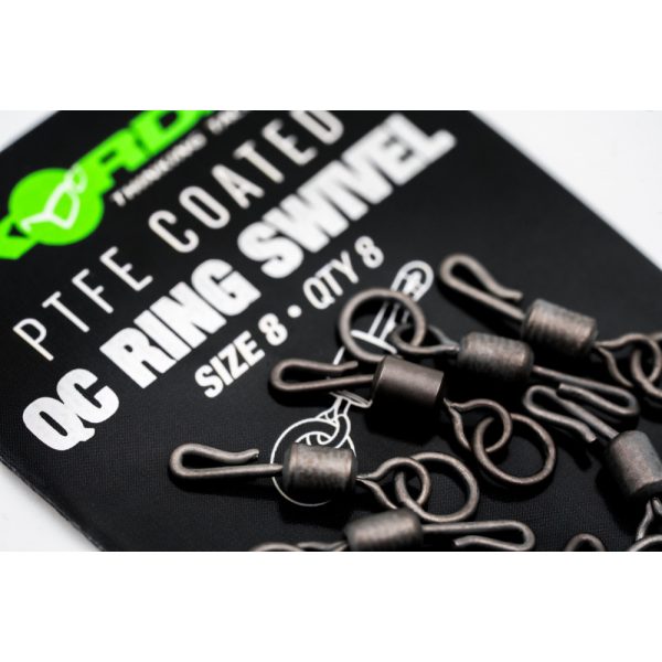 Korda Ring Swivels Size 11 - 8 pcs - karikás forgókapocs