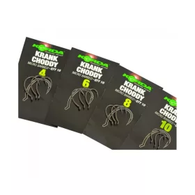   Korda Krank Chod Barbless 10 Füles, Szakáll Nélküli Horog 10db
