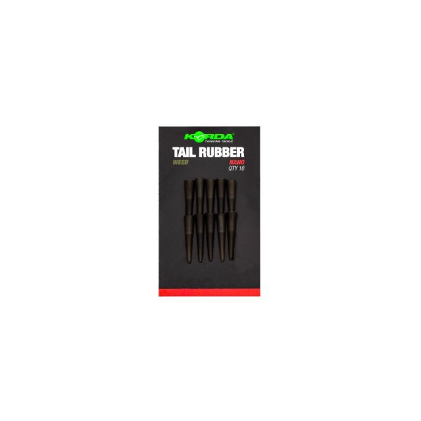 Korda Tail Rubber Nano Weed Gumiharang 10db