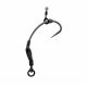 Korda Spinner Hook Sections 4 Füles, Szakáll Nélküli Horog 3db