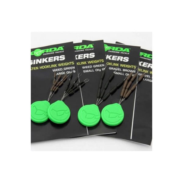 Korda Sinkers Large Weedy Green Előkesúly Large | Bojlis horgászat