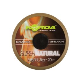   Korda Super Natural Gravel Brown 25lb - bevonatos fonott bojlis előtétzsinór