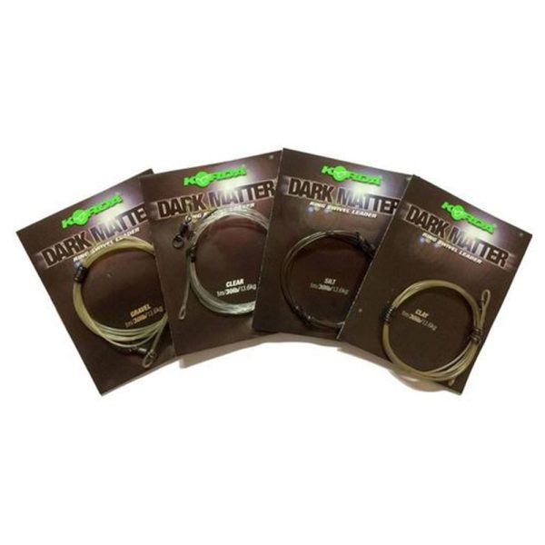 Korda Dark Matter Leader Heli Weed 40lb Előkötött Bojlis Szerelék
