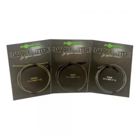   Korda Dark Matter Leader QC Swivel Weed Előkötött Bojlis Szerelék 50cm