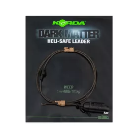   Korda Dark Matter Leader Heli Safe Weed 40lb Előkötött Bojlis Szerelék