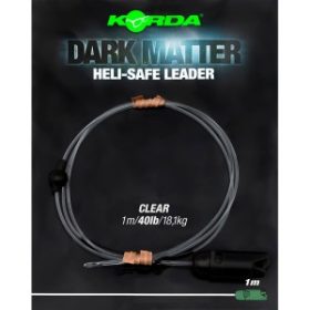   Korda - Dark Matter Leader Heli Safe Gravel 40lb 1m kavics színű helikopter szerelékes előke