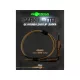 Korda Dark Matter Leader QC Hybrid Clip Gravel Átlátszó 50cm 40lb Előkötött Bojlis Szerelék