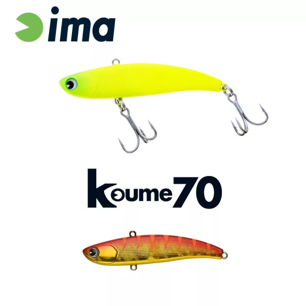 Ima Koume Vibration 70 7cm 13gr 108 Akakin OG Wobbler