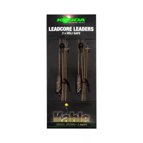 Korda Leadcore Heli Safe Gravel Előkötött Leadcore Szerelék 1,00m 2db