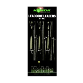   Korda Leadcore Heli Weed/Silt Előkötött Bojlis Szerelék 3db
