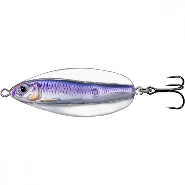 Livetarget Erratic Shiner Spoon Silver/Violet 7gr 5cm Támolygó Villantó