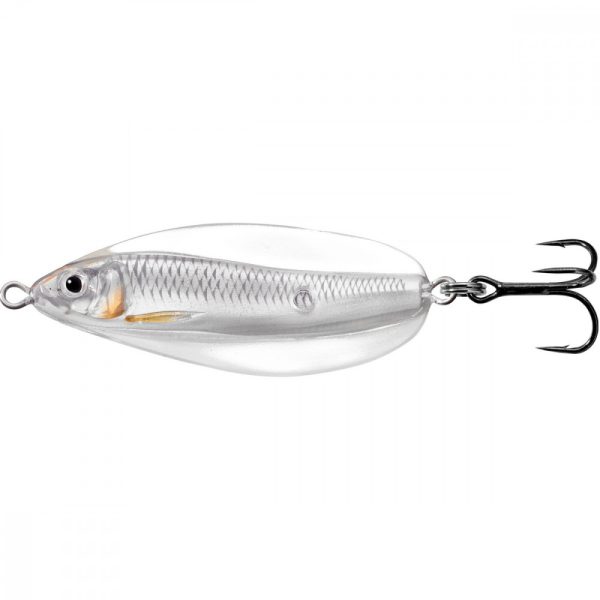 Livetarget Erratic Shiner Spoon Silver/Pearl 14gr 6cm Támolygó Villantó