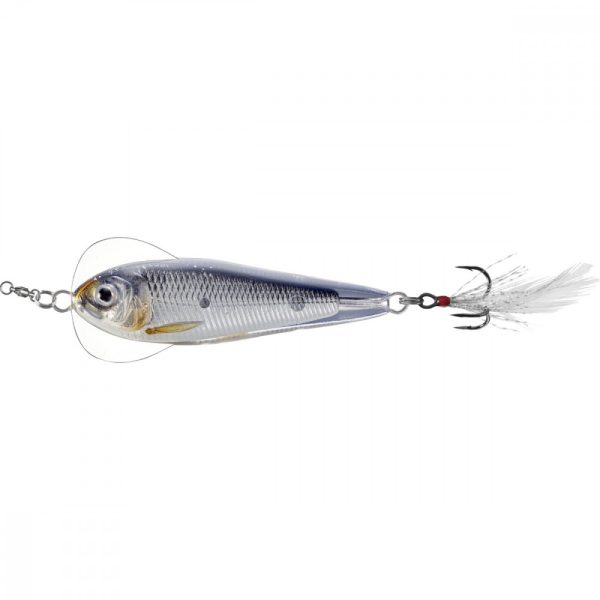 Livetarget Flutter Shad Jigging Spoon Silver/Black 11gr 5cm Támolygó Villantó