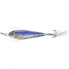   Livetarget Flutter Shad Jigging Spoon Silver/Violet 11gr 5cm Támolygó Villantó
