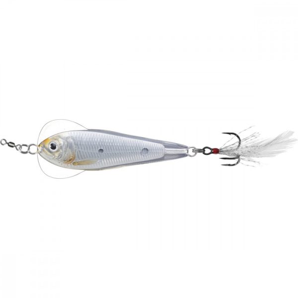 Livetarget Flutter Shad Jigging Spoon Silver/Pearl 14gr 5,5cm Támolygó Villantó