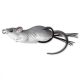 Livetarget Mouse Walking Bait Grey/White 6cm 11gr Egér Műcsali