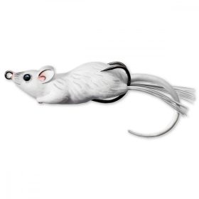   Livetarget Mouse Walking Bait White/White 6cm 11gr Egér Műcsali