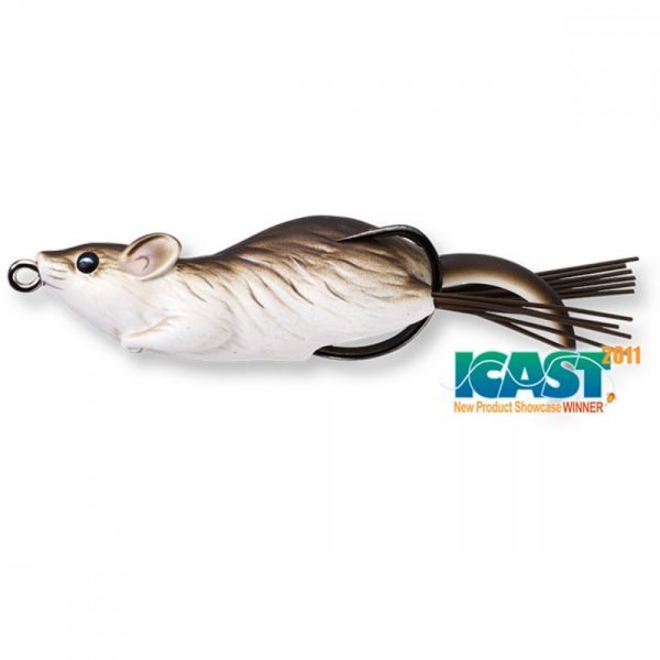 Livetarget Mouse Walking Bait Brown/White 7cm 14gr Egér Műcsali