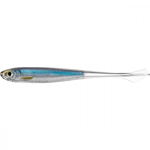 Livetarget Ghost Tail Minnow Dropshot Bait Silver/Blue 9,5cm Gumihal