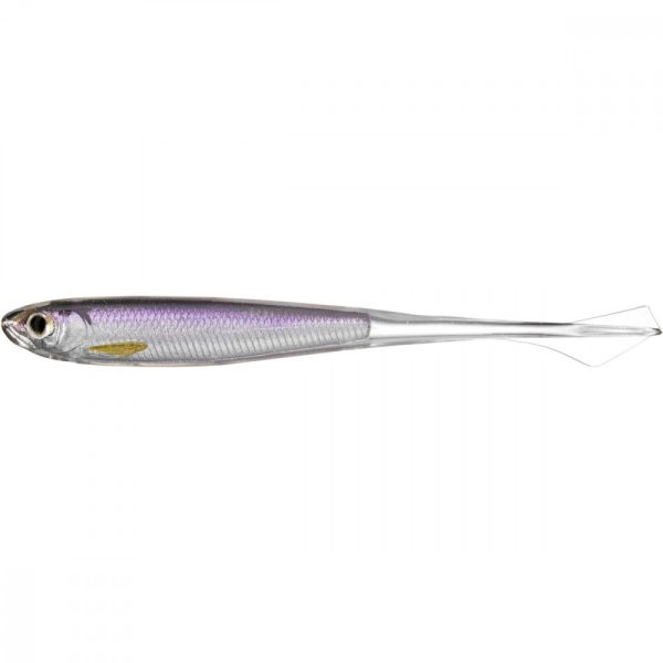 Livetarget Ghost Tail Minnow Dropshot Bait Silver/Purple 9,5cm Gumihal