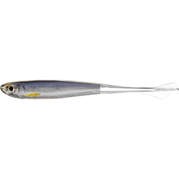 Livetarget Ghost Tail Minnow Dropshot Bait Silver/Smoke 9,5cm Gumihal