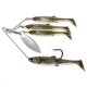 Livetarget Minnow Spinner Rig Green Pumpkin/Silver Small 11gr Spinnerbait