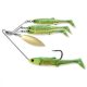 Livetarget Minnow Spinner Rig Lime Chartreuse/Gold Small 11gr Spinnerbait