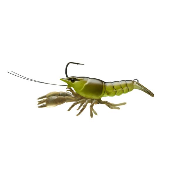 Livetarget Live Craw Finess Bait Chartreuse Black 6,3cm 11gr Plasztik Műcsali