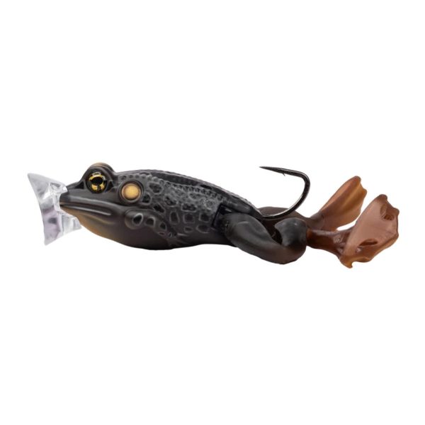 Livetarget The Ultimate Frog Popper Bait Black 5cm 21gr Béka Utánzat