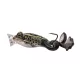 Livetarget The Ultimate Frog Popper Bait Brown-Black 6,3cm 28gr Béka Utánzat