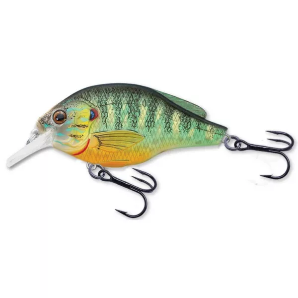 Livetarget Pumpkinseed Flat-Side Squarebill Natural Matte 6cm 7gr Lebegő Wobbler