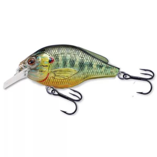 Livetarget Pumpkinseed Flat-Side Squarebill Metallic Gloss 6cm 7gr Lebegő Wobbler