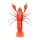 Livetarget Crawfish Un-Rigged Red-Red 7,1cm Sinking Plasztik Rák 6db