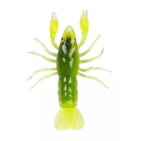   Livetarget Crawfish Un-Rigged Chartreuse-Green 7,1cm Sinking Plasztik Rák 6db
