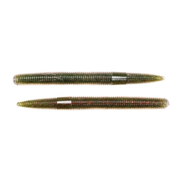 Livetarget Stick Worm Green-Red 7,6cm Gilisztaprofil 10db