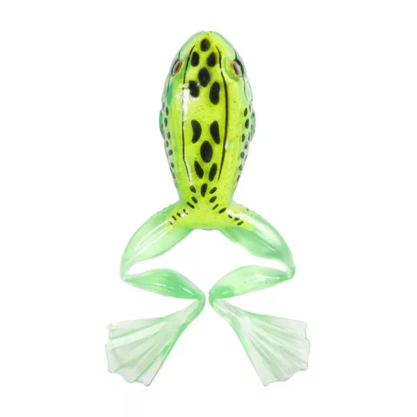 Livetarget Freestyle Frog Green-White 5cm Béka Utánzat 4db