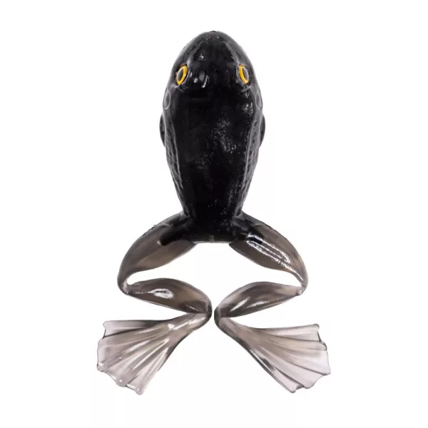 Livetarget Freestyle Frog Black-Black 6cm Béka Utánzat 3db