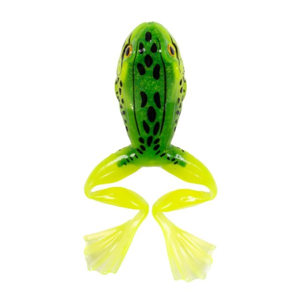 Livetarget Freestyle Frog Chartreuse-Green 7,5cm Béka Utánzat 2db