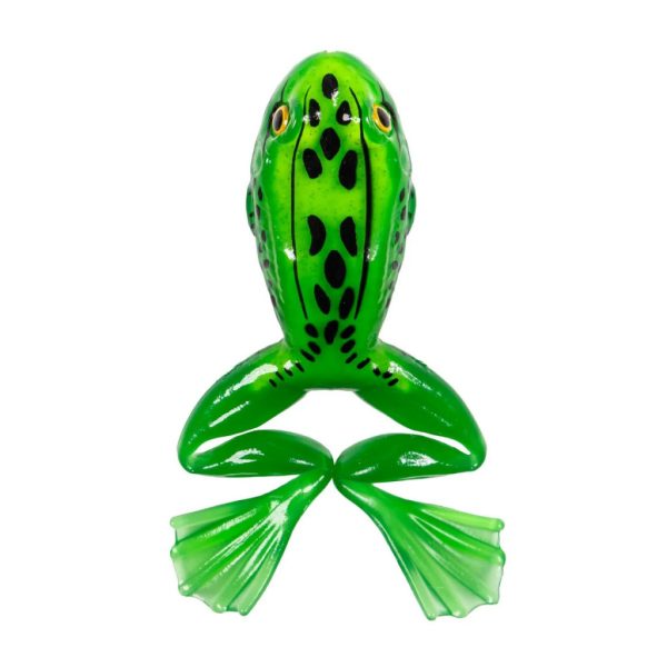Livetarget Freestyle Frog Green-Yellow 7,5cm Béka Utánzat 2db