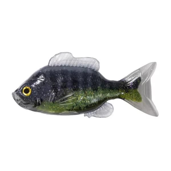 Livetarget Sunfish Unrigged Black-Green 8,5cm Gumi Naphal 4db
