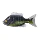 Livetarget Sunfish Unrigged Black-Green 8,5cm Gumi Naphal 4db