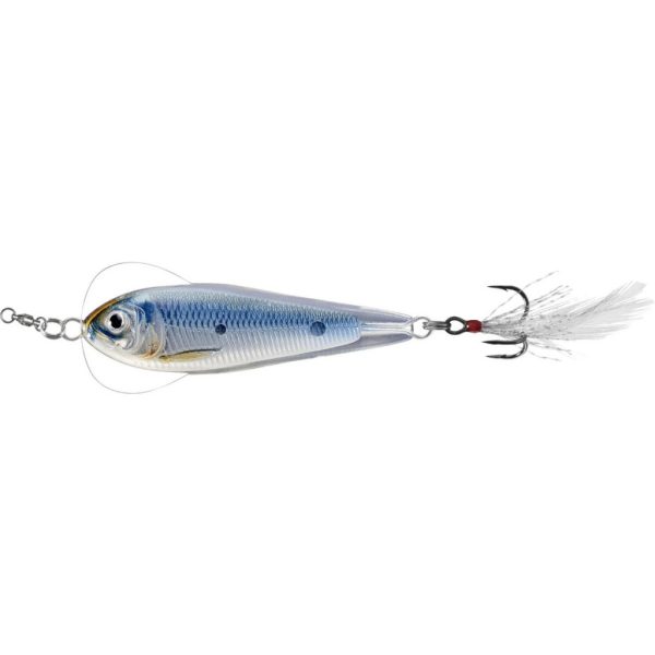 Livetarget Flutter Shad Jigging Spoon Silver-Blue 7cm 28gr Támolygó Villantó